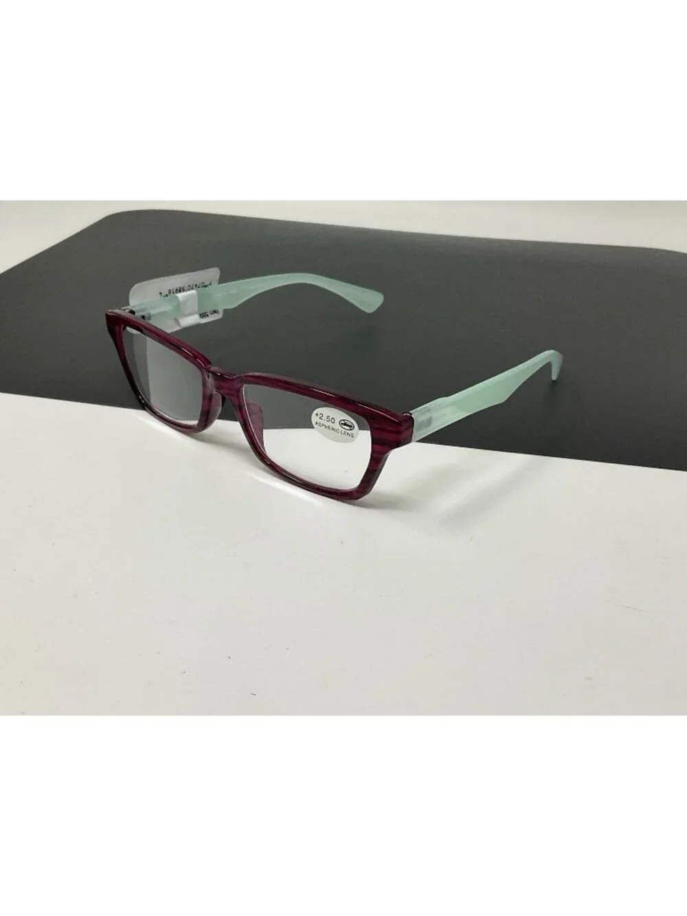 Peepers Reading Glasses Beach Glass Fuchsia Mint + 2.50